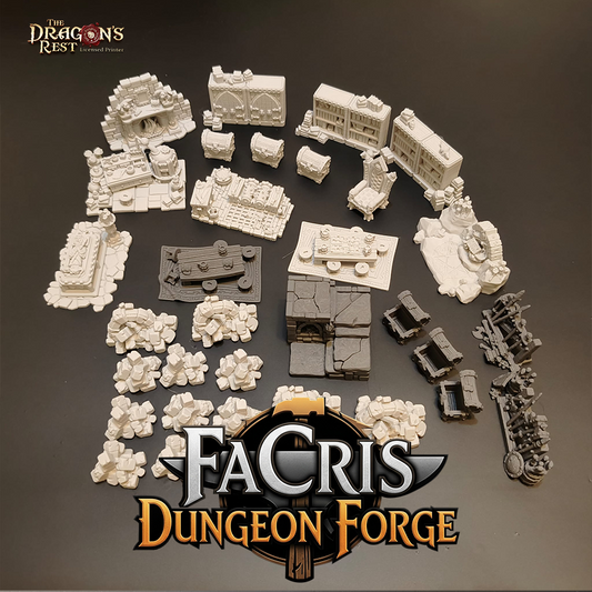 Set Arredi "Dungeon Master Deluxe" - Dipinto a Mano