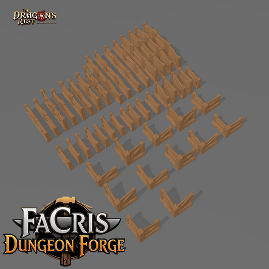 Kit Muri in Legno: Taverne, Miniere e Barricate