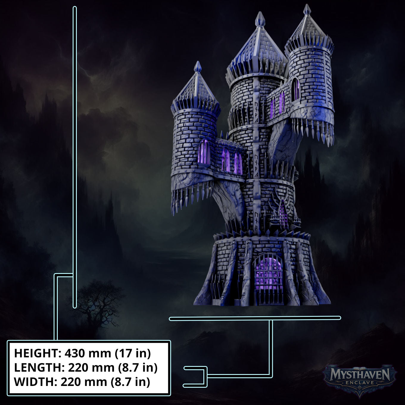 Torre dello Stregone "Mysthaven" – Fortezza Arcana Modulare